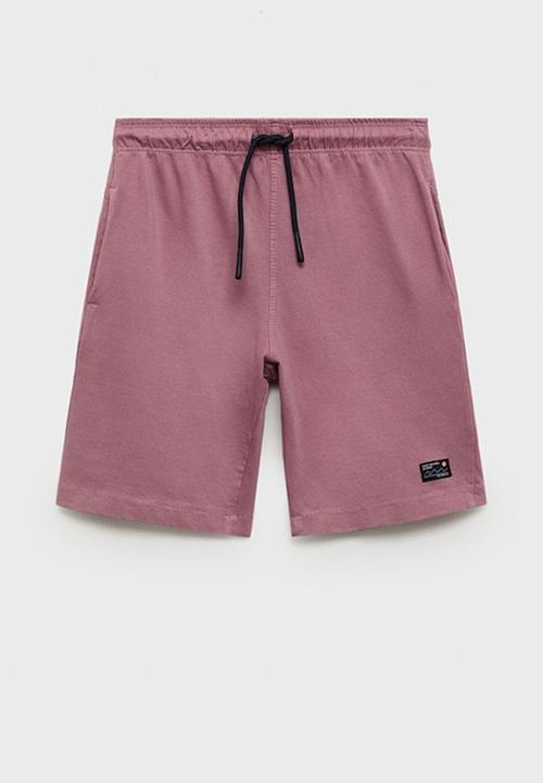 MANGO - Bermudas May - Dark Red