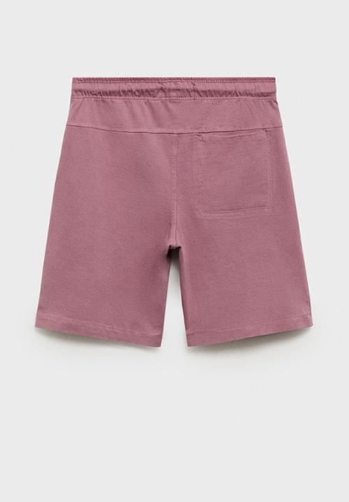 MANGO - Bermudas May - Dark Red