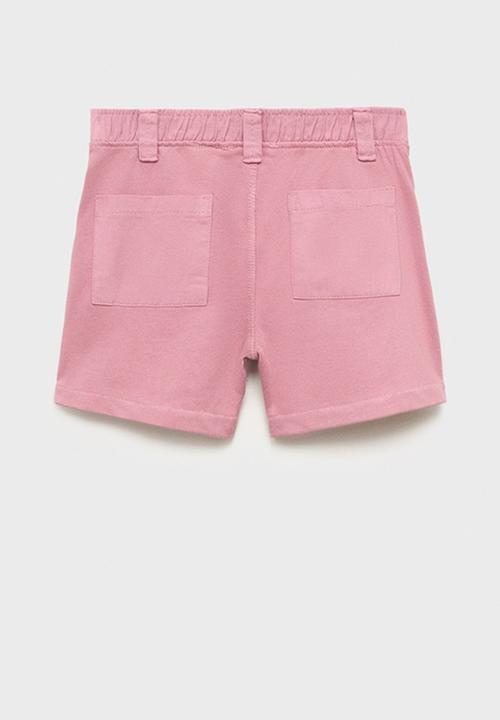 MANGO - Bermudas Travel - Dark Red