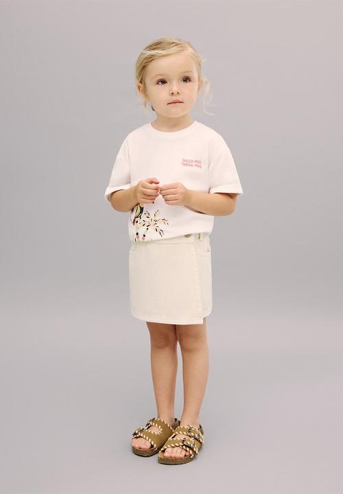 MANGO - Shorts Larisa - Light Beige