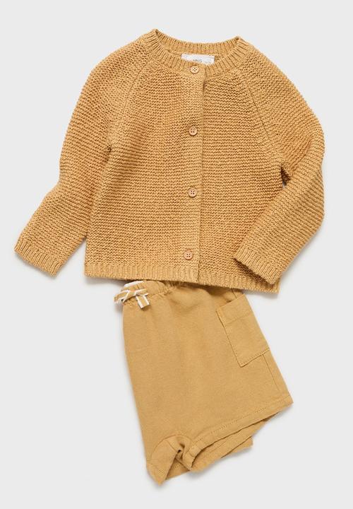 MANGO - Shorts curry - medium yellow