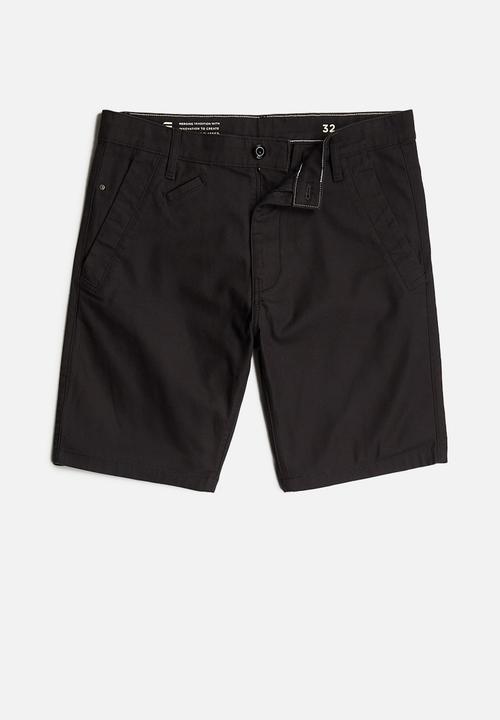 G-STAR - Bronson 3.0 slim chino short - black
