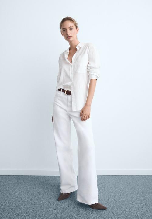 MANGO - Jeans Danila - White
