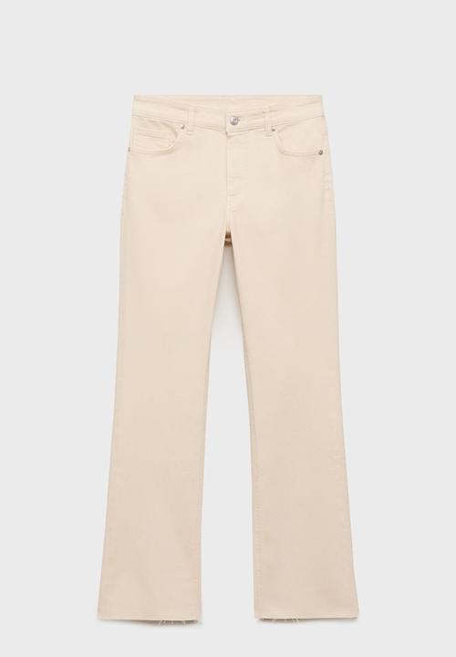 MANGO - Jeans Sienna - Light Beige