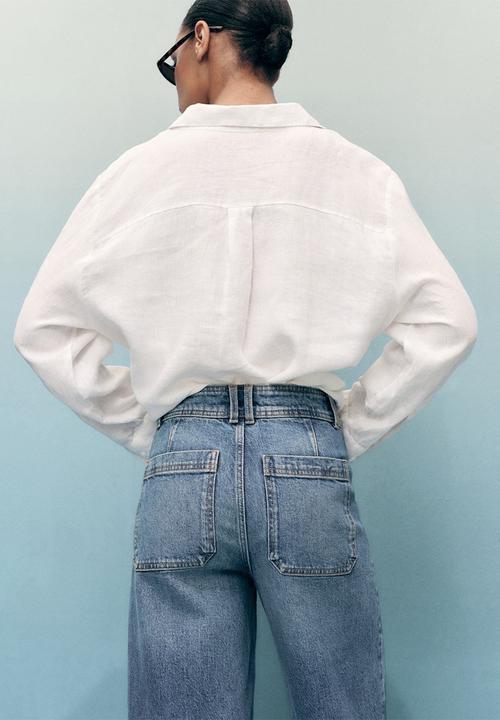 MANGO - Jeans Catherin - Open Blue