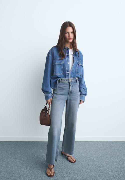 MANGO - Jeans Catherin - Open Blue