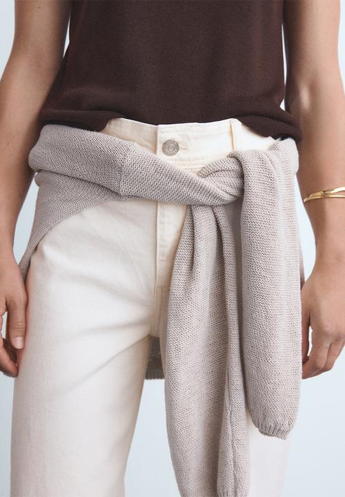 MANGO - Jeans Catherin - Natural