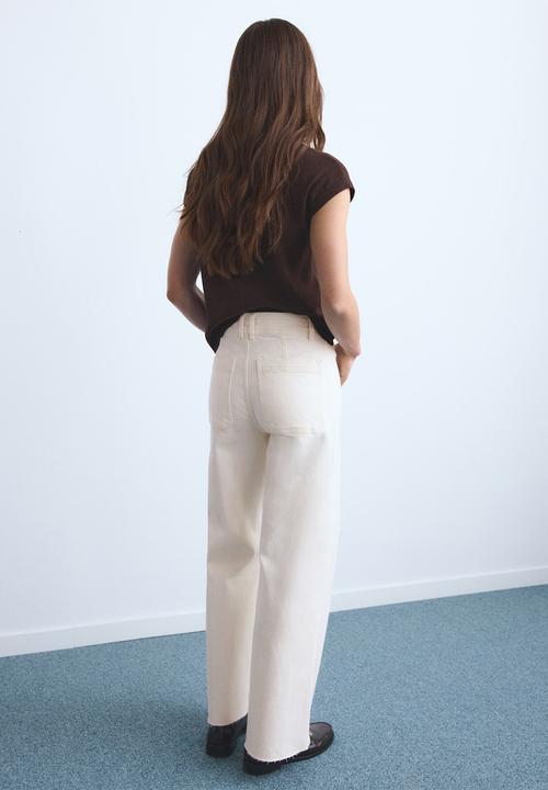 MANGO - Jeans Catherin - Natural