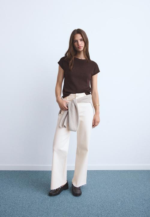 MANGO - Jeans Catherin - Natural