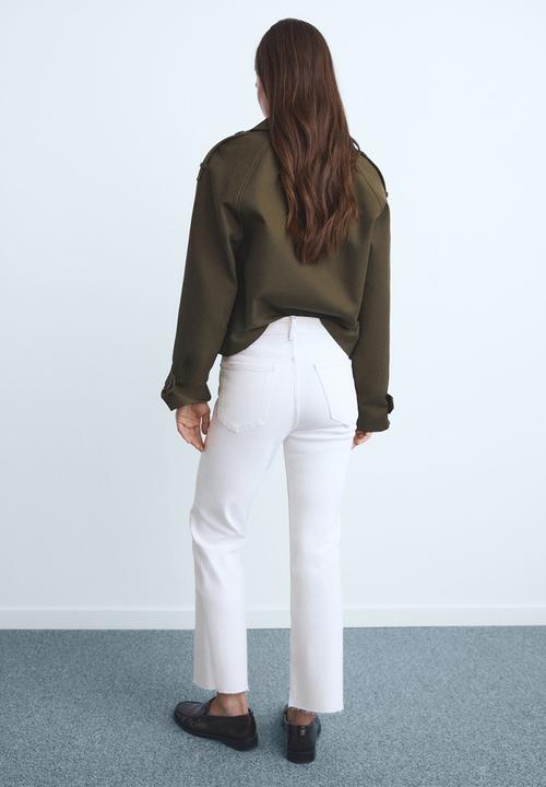 MANGO - Jeans Sienna - White