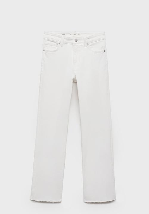 MANGO - Jeans Sienna - White