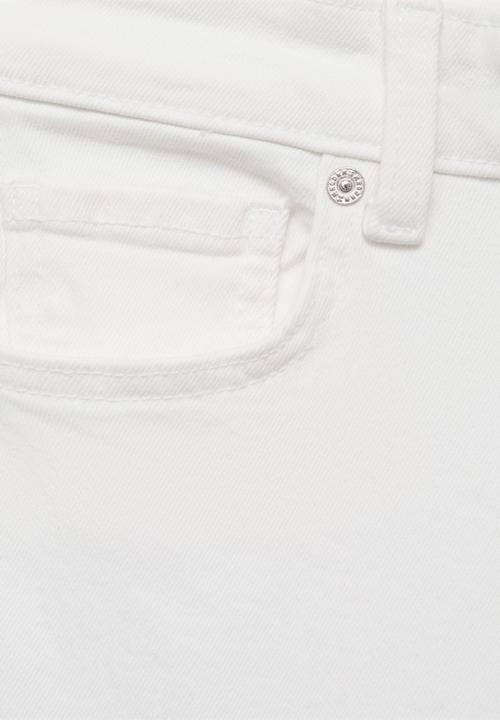 MANGO - Jeans Sienna - White