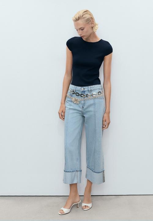 MANGO - Jeans Gala - Open Blue