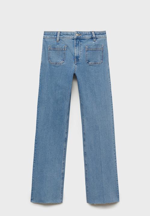 MANGO - Jeans Alex - Open Blue