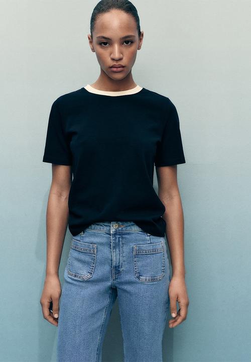 MANGO - Jeans Alex - Open Blue