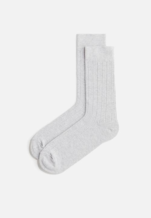 H&M - 3-Pack socks - light grey marl