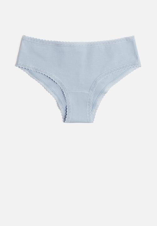 H&M - 5-pack cotton hipster briefs - blue