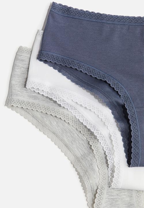 H&M - 5-pack cotton hipster briefs - blue