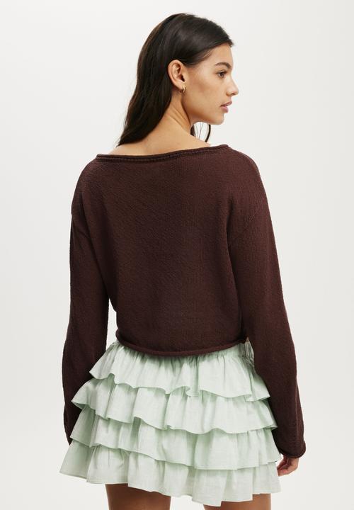 Cotton On - Summer Pullover - Dark Oak