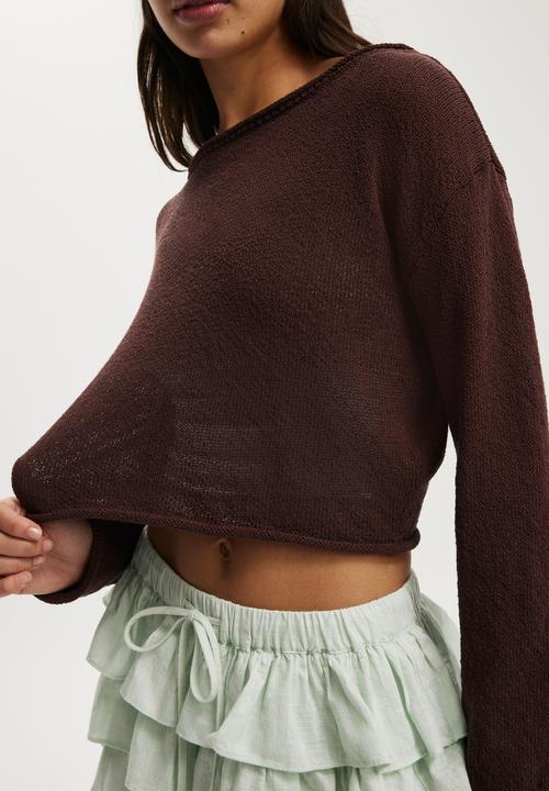 Cotton On - Summer Pullover - Dark Oak