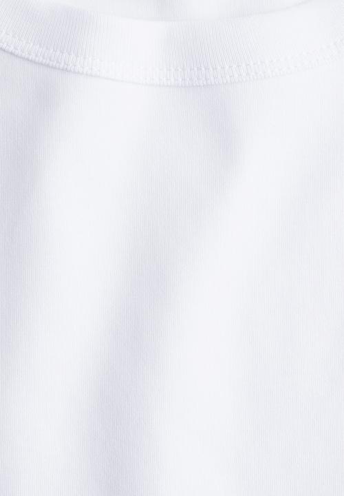 H&M - Cotton T-shirt - white