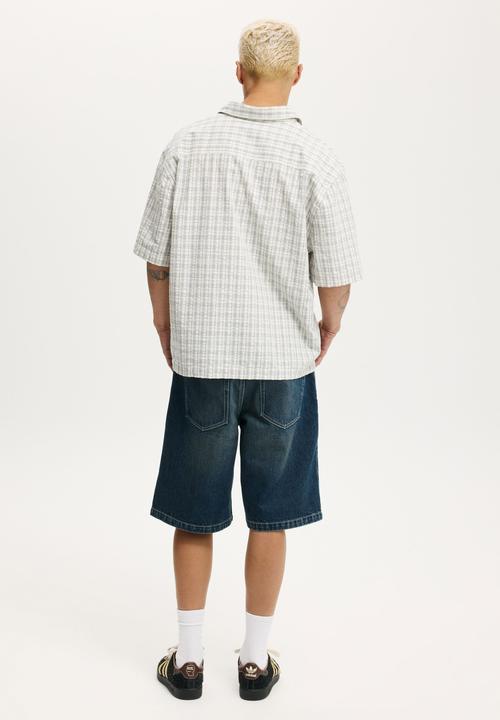 Cotton On - Baggy Denim Short - Barker Blue