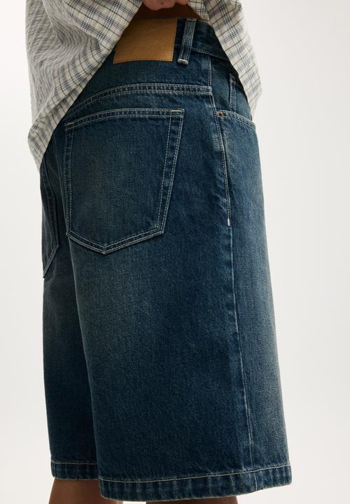 Cotton On - Baggy Denim Short - Barker Blue