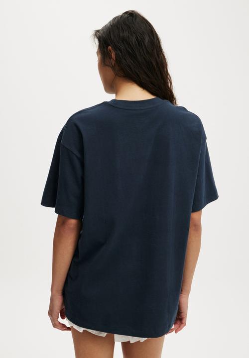 Cotton On - The boxy oversized tee - ink navy