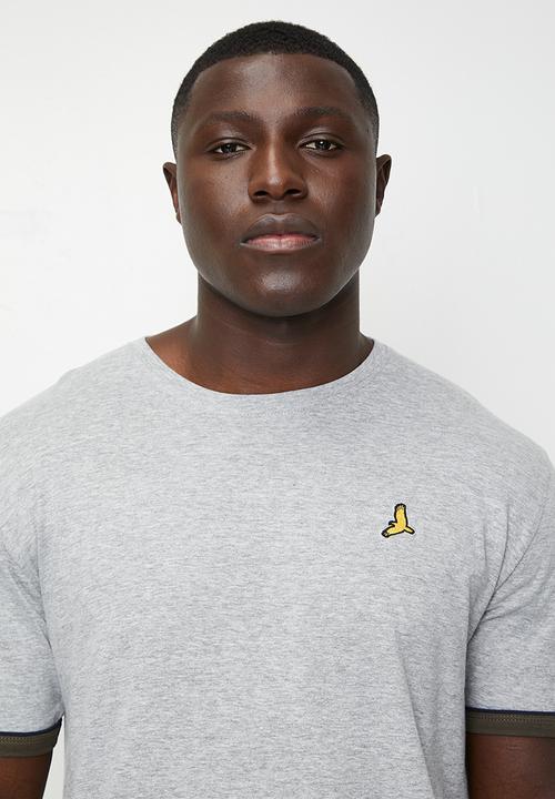 Brave Soul - T-Shirts - Dark Navy/Optic White/Light Grey Marl 3-Pack