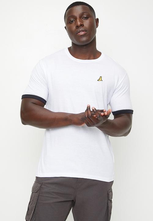 Brave Soul - T-Shirts - Dark Navy/Optic White/Light Grey Marl 3-Pack
