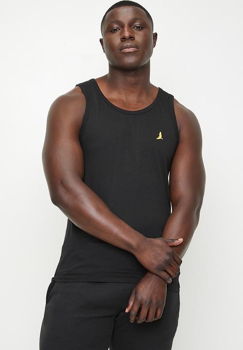 Brave Soul - Vests - Jet Black/Optic White/Light Grey Marl 3-Pack