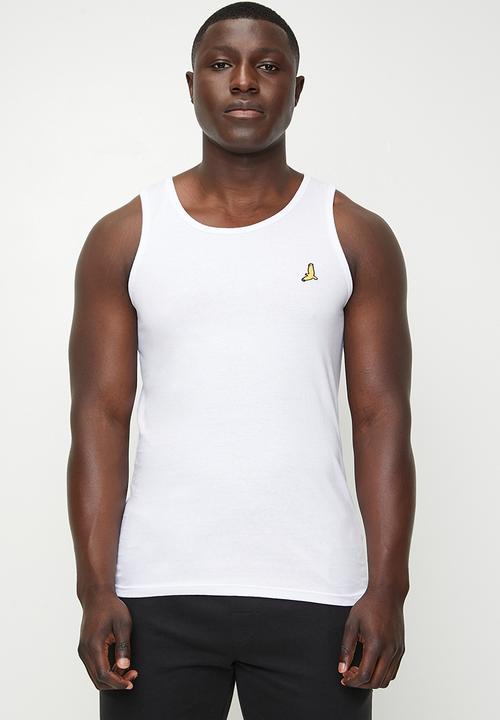 Brave Soul - Vests - Jet Black/Optic White/Light Grey Marl 3-Pack