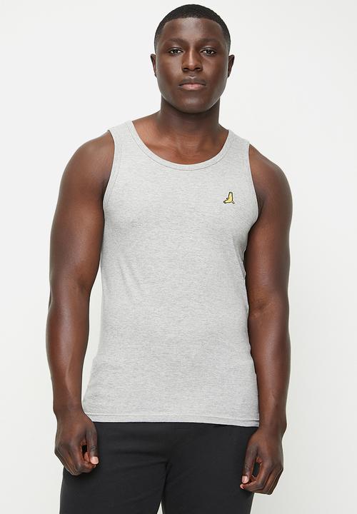 Brave Soul - Vests - Jet Black/Optic White/Light Grey Marl 3-Pack