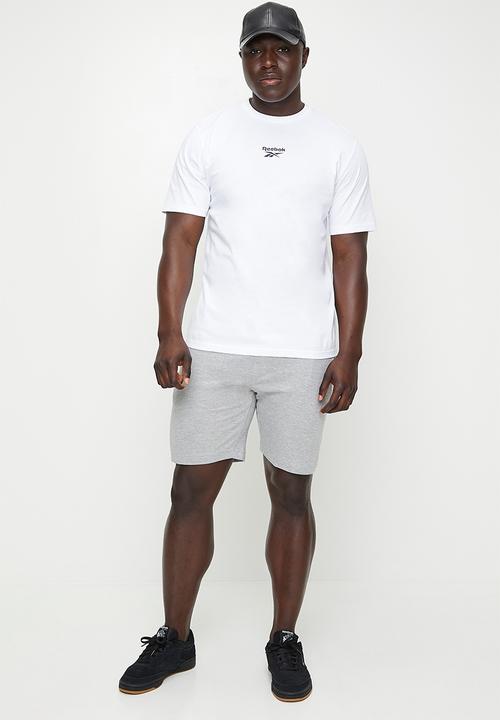 Reebok - Adrian short sleeve crew neck tee - white