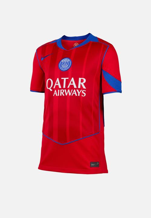 Nike - Paris Saint Germainyouth Nike Dri-Fit Stadium Jersey - Global Red/Sport Red/Hyper Royal