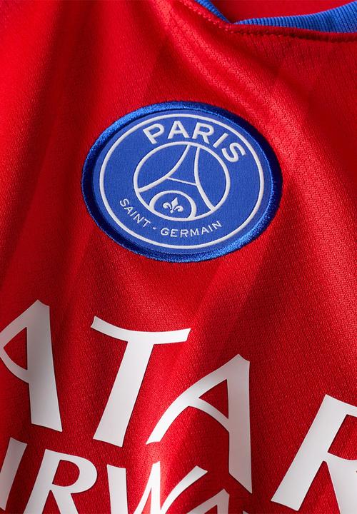 Nike - Paris Saint Germainyouth Nike Dri-Fit Stadium Jersey - Global Red/Sport Red/Hyper Royal