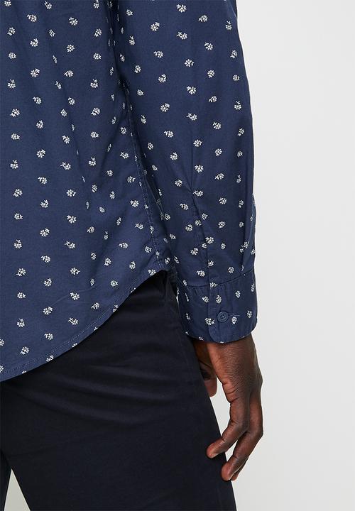 Levi’s® - Classic 1 Pkt Standard - Lex Geo Ditsy Floral Zodiac Blue Stretch Poplin