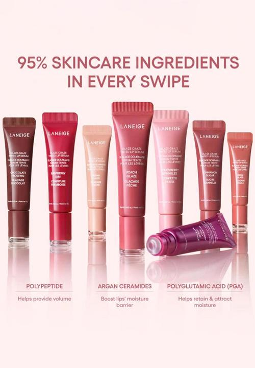 Laneige - Glaze Craze Tinted Lip Serum - Chocolate Frosting