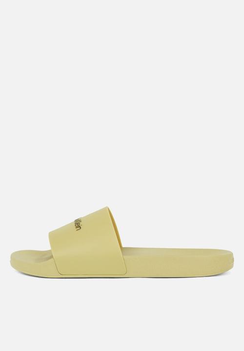 Calvin Klein - Pool slide rubber - Avocado Oil