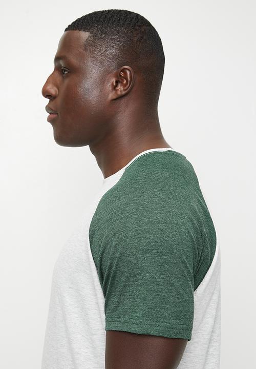 Brave Soul - T-shirts - light ecru marl