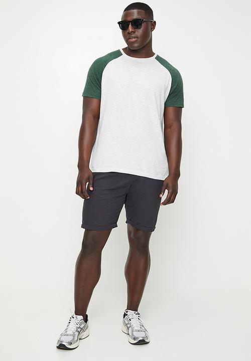 Brave Soul - T-shirts - light ecru marl