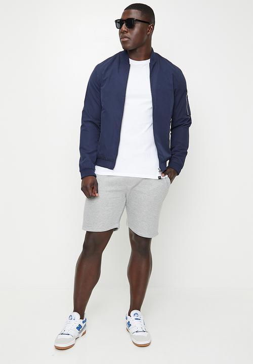 Brave Soul - Shorts - Light Grey Marl
