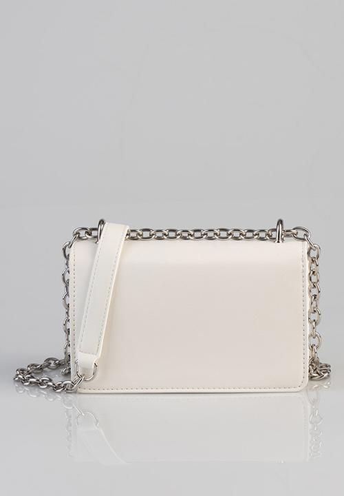 SISSY BOY - Slay fest structured crossbody - white