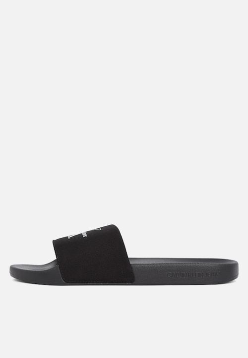 Calvin Klein - SLIDE MONOGRAM CV- Triple Black