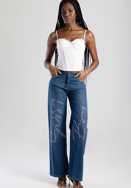 SISSY BOY - Thinking Of You: Corset Top With Cups - Off White