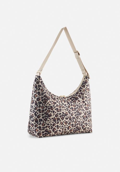 PUMA - Pop slouchy hobo bag - toasted almond animal