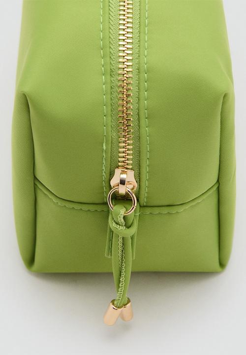 MANGO - Cosmetic bag sorbete - green