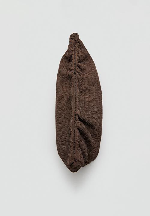 MANGO - Cosmetic bag sirs - dark brown