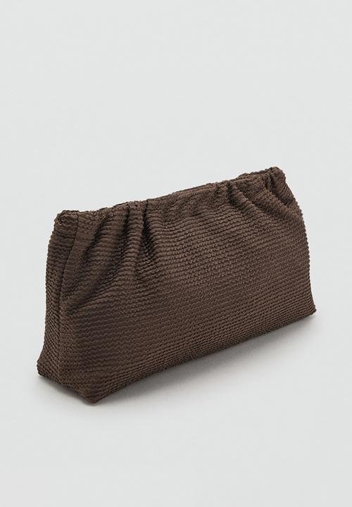 MANGO - Cosmetic bag sirs - dark brown
