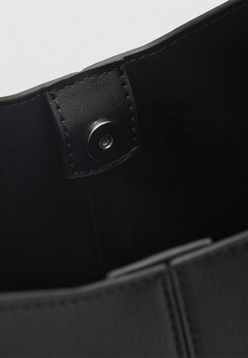 MANGO - Handbag becky - black